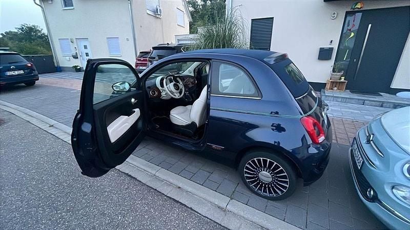 Blau Gebraucht 2017 Fiat 500 Riva Kleinwagen | 11.200 € (Superpreis) - Bild 1/4