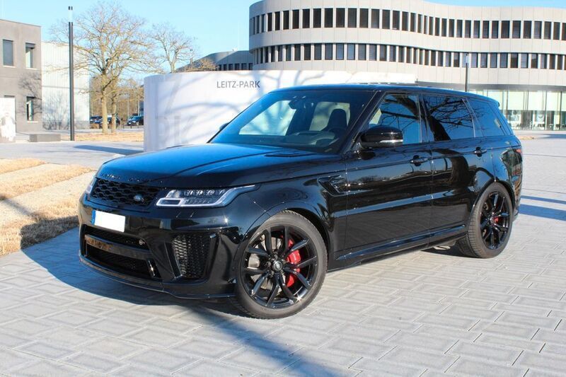 Schwarz Gebraucht 2020 Land Rover Range Rover Sport SVR SUV | 74.900 € (Teuer) - Bild 1/4