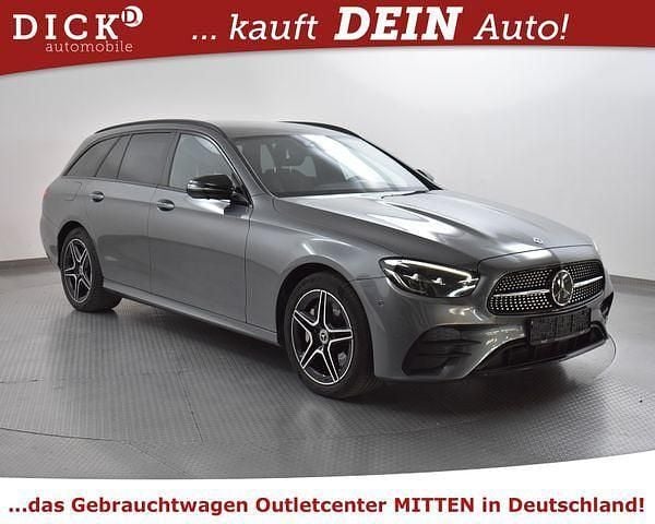 Grau Gebraucht 2021 Mercedes E300 AMG line Limousine | 26.450 € (Guter Preis) - Bild 1/4