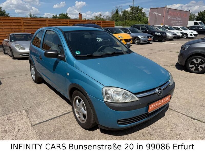Blau Gebraucht 2003 Opel Corsa Njoy Kleinwagen | 1.190 € (Fairer Preis) - Bild 1/4