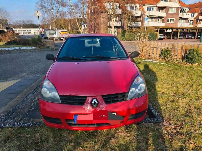 Gebraucht Renault Clio II 50 PS (36 kW) 2008 Rot Kleinwagen