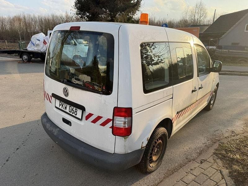 Gebraucht VW Caddy Team 75 PS (55 kW) 2010 Weiß Van / Kleinbus