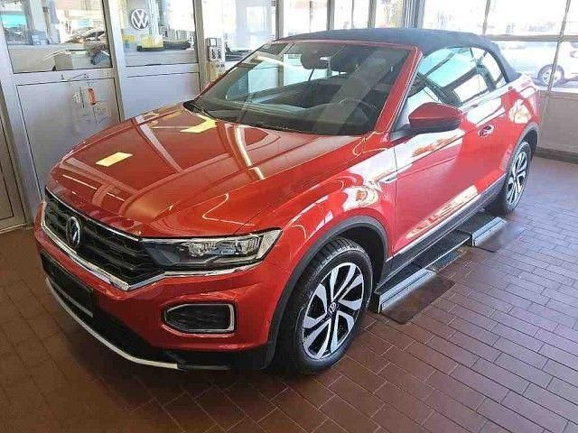 Rot Gebraucht 2021 VW T-Roc Cabriolet Active Cabrio | 21.890 € (Teuer) - Bild 1/4