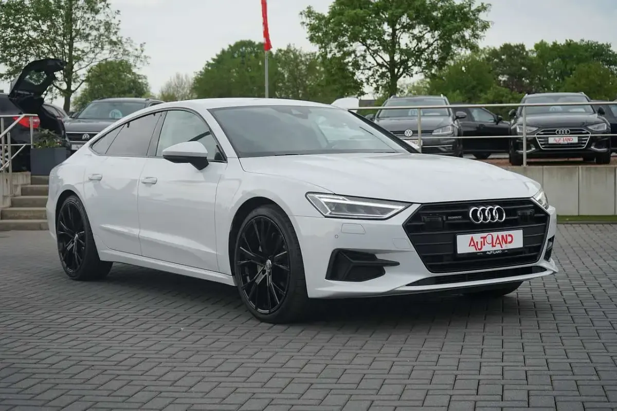 Gebraucht Audi A7 Sportback Ambiente 286 PS (210 kW) 2018 Gletscherweiß metallic (metallic) Kleinwagen