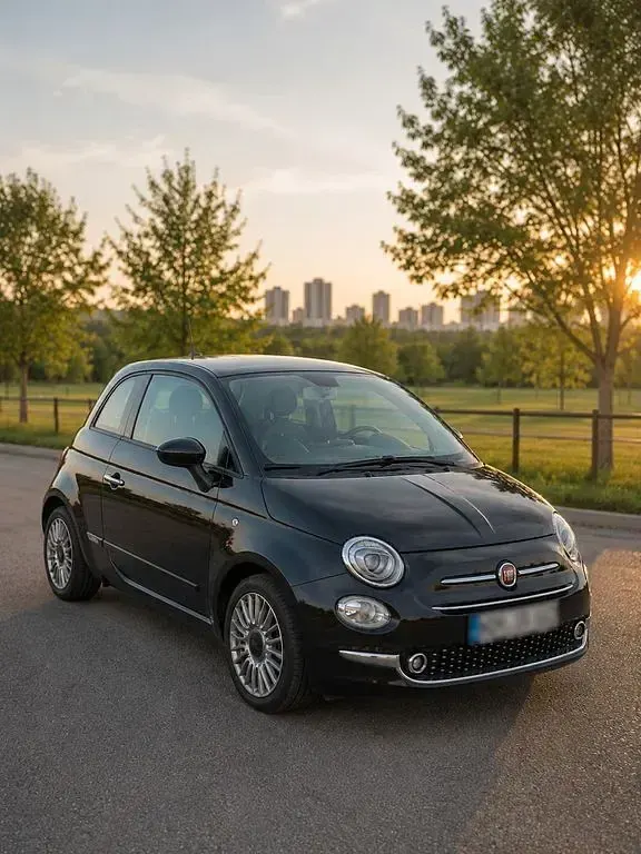 Gebraucht Fiat 500 Lounge 69 PS (50 kW) 2017 Schwarz Kleinwagen