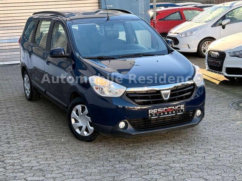 Blau Gebraucht 2012 Dacia Lodgy Ambiance Van / Kleinbus | 2.498 € - Bild 1/4