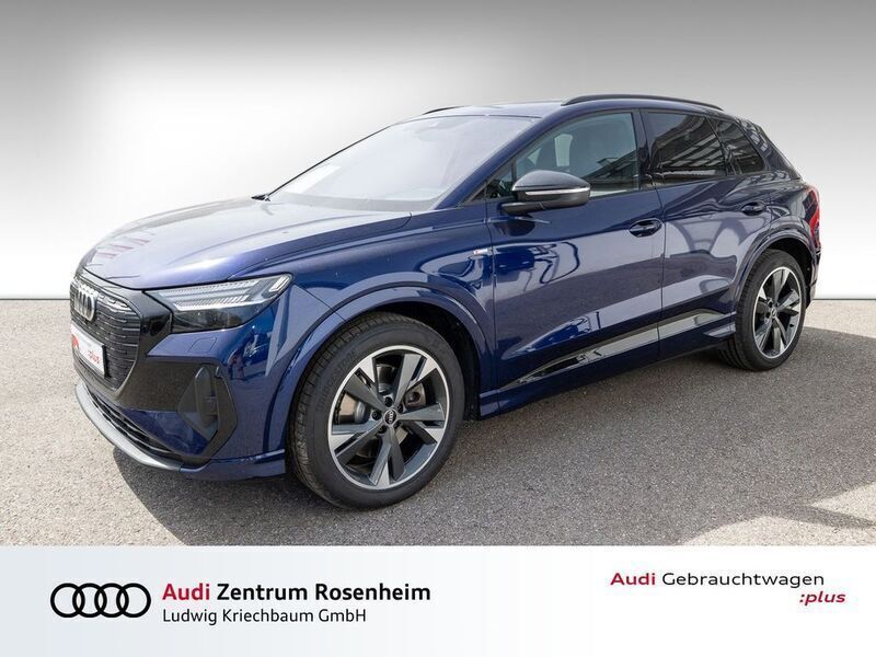 Navarrablau metallic Gebraucht 2022 Audi Q4 e-tron Ambiente SUV | 36.880 € (Fairer Preis) - Bild 1/4