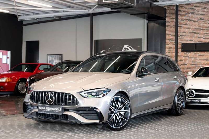 Mojavesilber metalliclack Gebraucht 2023 Mercedes C43 AMG AMG Kombi | 64.990 € (Teuer) - Bild 1/4