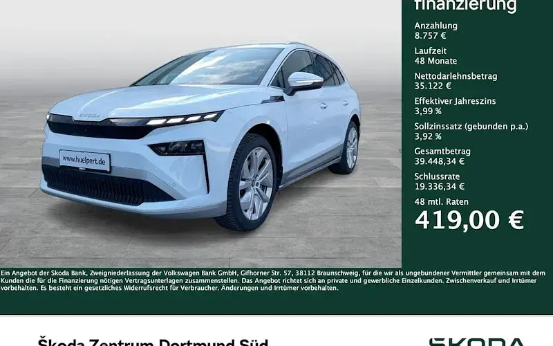 Gebraucht Skoda Enyaq iV Loft 210 kW (286 PS) 2025 Weiß SUV
