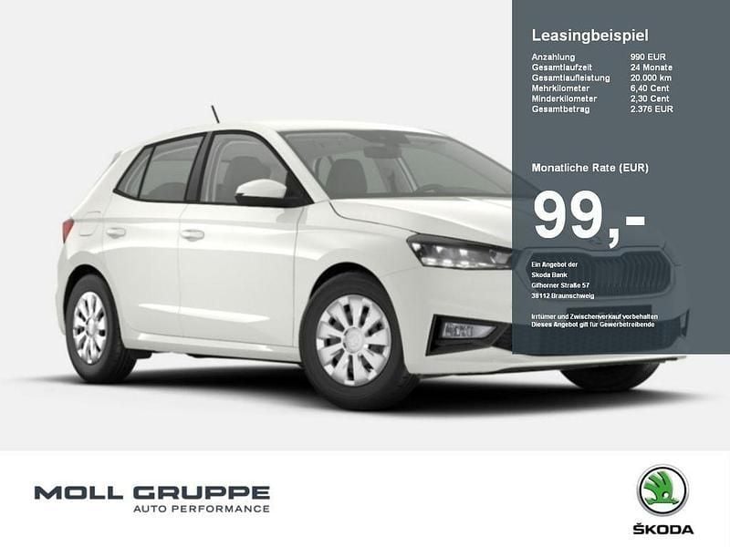 Weiß Neu 2025 Skoda Fabia Essence Limousine | 18.490 € (Fairer Preis) - Bild 1/2