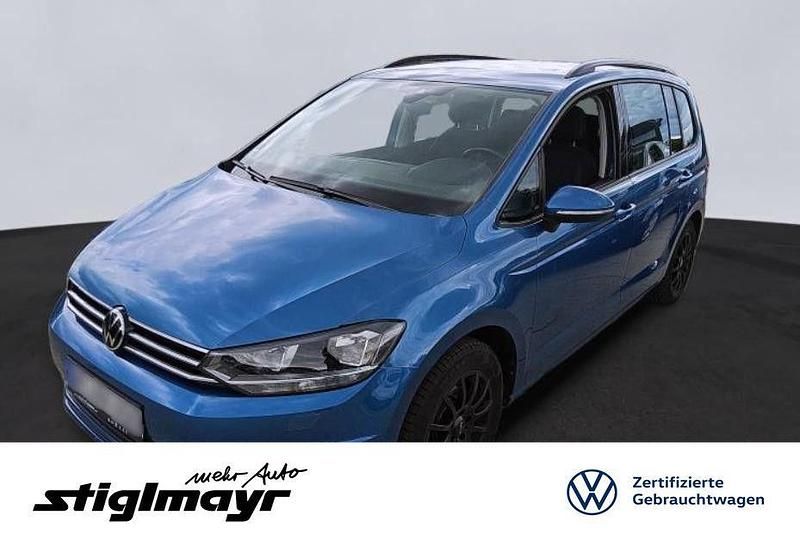 Blau Gebraucht 2021 VW Touran Comfortline Van / Kleinbus | 27.280 € (Fairer Preis) - Bild 1/4