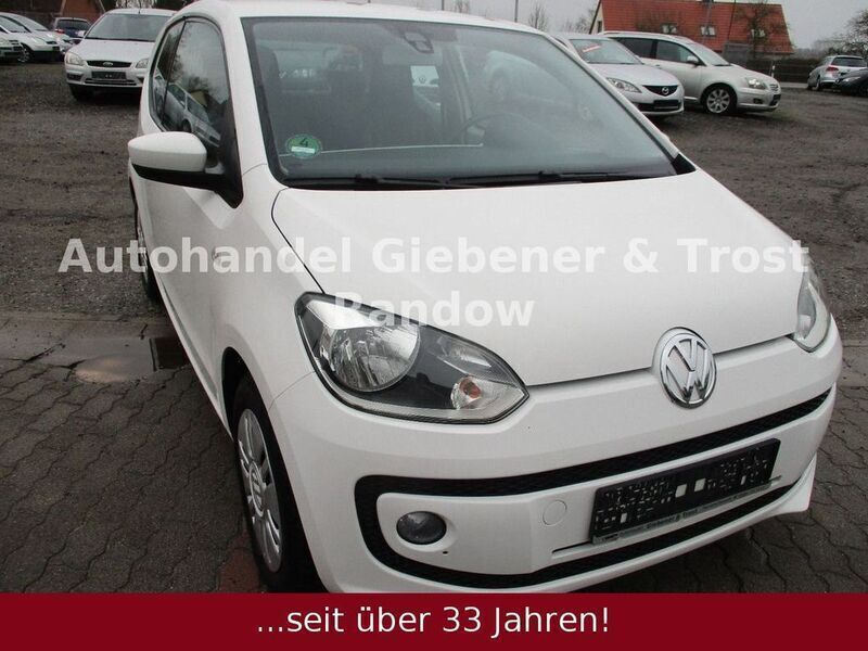 Weiß Gebraucht 2015 VW up! move up! Kleinwagen | 6.150 € (Etwas zu teuer) - Bild 1/4
