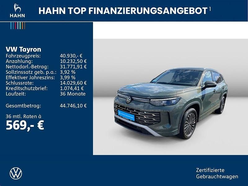 Gebraucht VW Tayron Elegance 150 PS (110 kW) 2025 Grün SUV