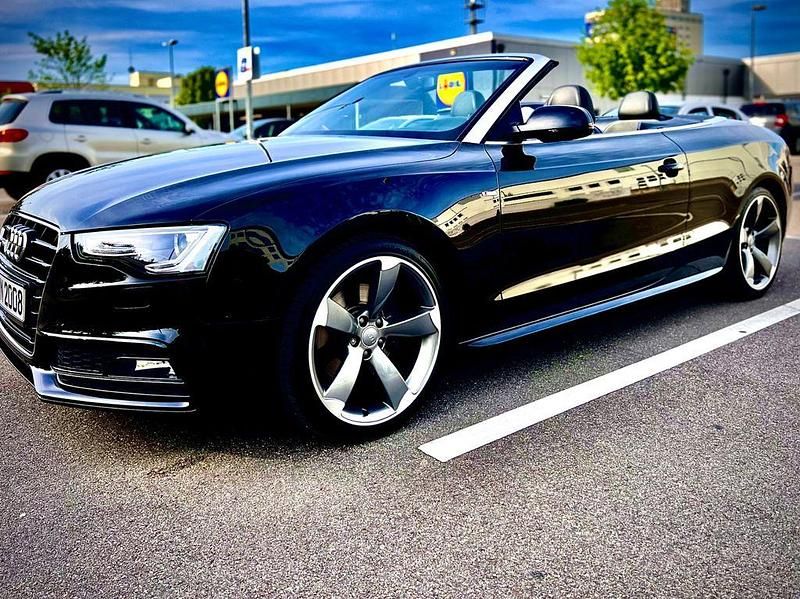 Schwarz Gebraucht 2014 Audi A5 Cabriolet S-Line Cabrio | 21.500 € (Teuer) - Bild 1/4