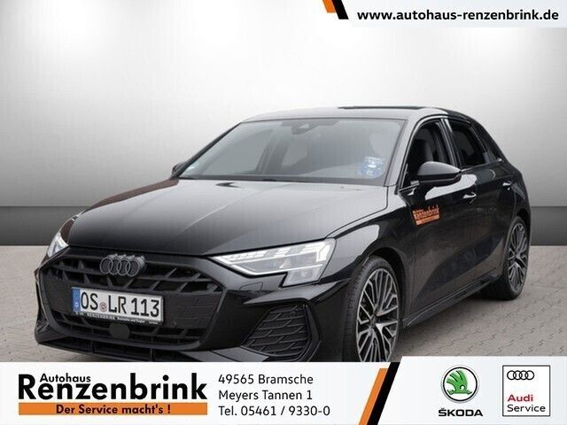 Schwarz Gebraucht 2024 Audi A3 Sportback S-Line Limousine | 44.876 € (Teuer) - Bild 1/4