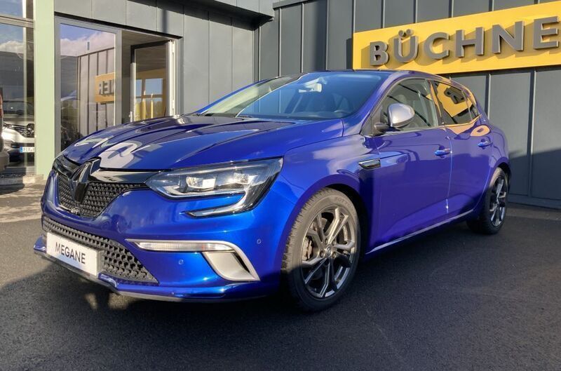 Blau Gebraucht 2016 Renault Mégane III GT Limousine | 15.990 € (Teuer) - Bild 1/4