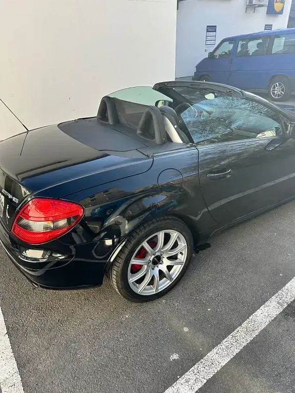 Gebraucht Mercedes SLK200 163 PS (119 kW) 2007 Schwarz Cabrio