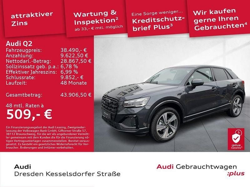 Neu Audi Q2 Advanced Plus 150 PS (110 kW) 2025 Manhattangrau metallic SUV