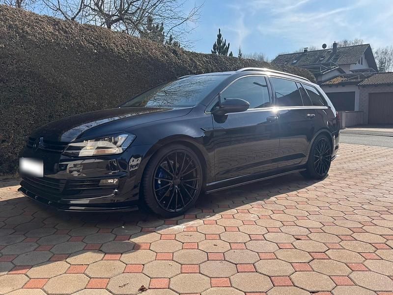 Gebraucht VW Golf VII R-line 140 PS (102 kW) 2014 Schwarz Kombi