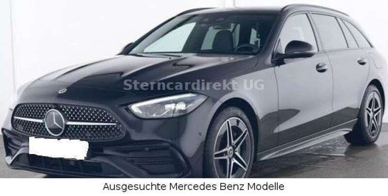 Graphitgraumetallic Gebraucht 2024 Mercedes C300e AMG Kombi | 48.890 € (Fairer Preis) - Bild 1/4