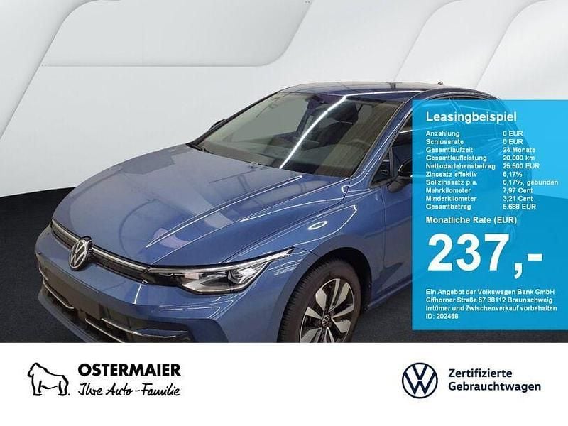 Blau Gebraucht 2025 VW Golf VIII | 25.075 € (Superpreis) - Bild 1/4