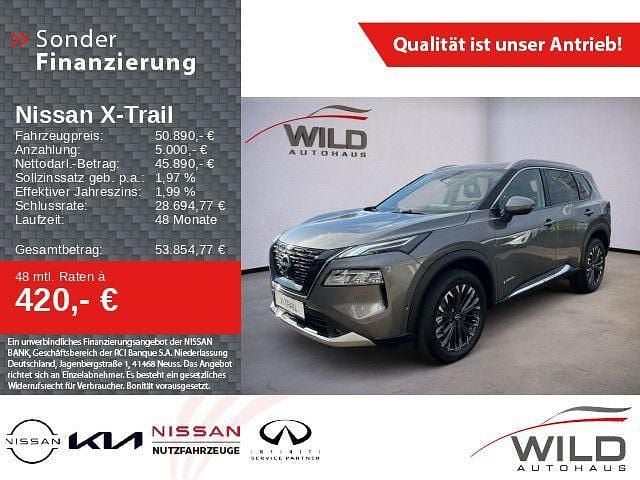 Grau Neu 2025 Nissan X-Trail Tekna SUV | 48.090 € (Teuer) - Bild 1/4