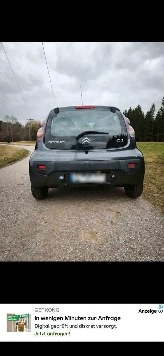 Gebraucht Citroën C1 68 PS (50 kW) 2010 Grau Kleinwagen
