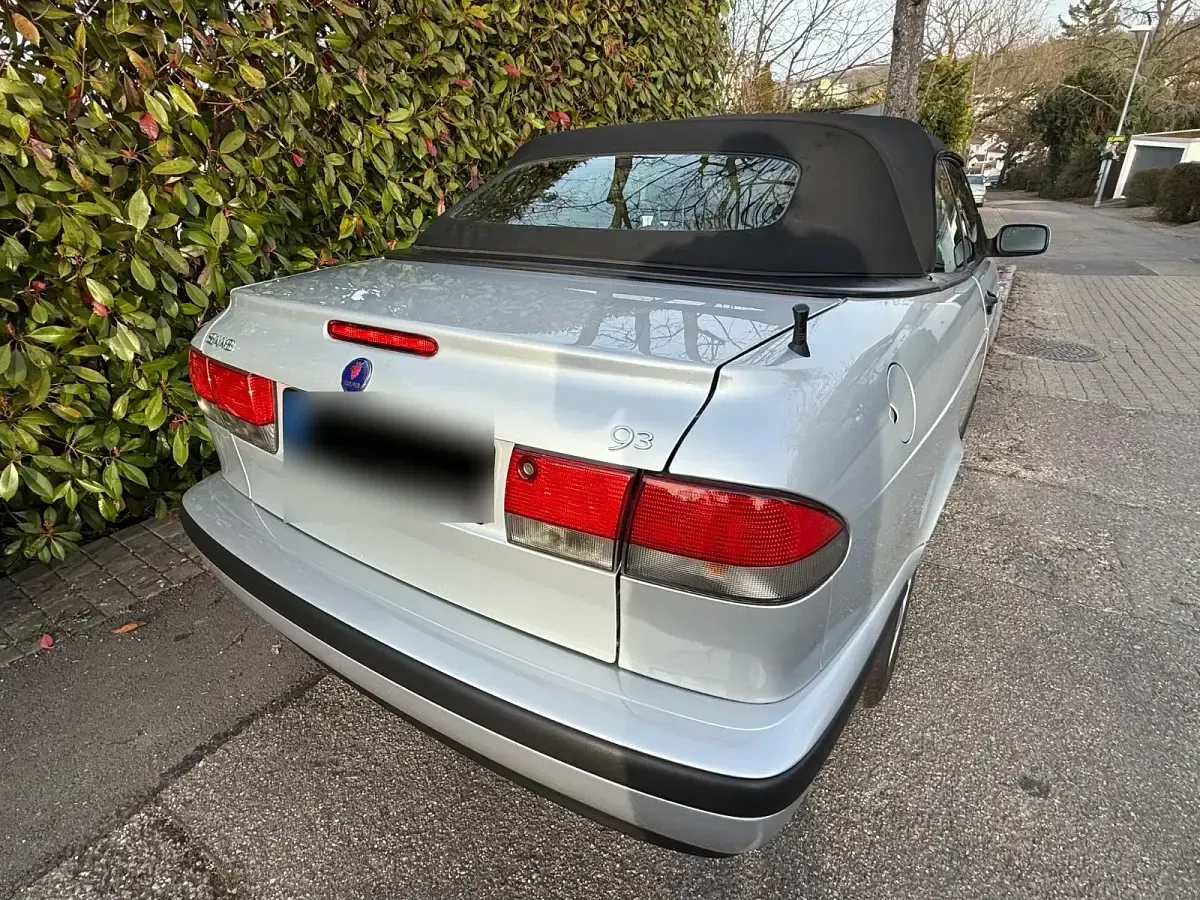 Gebraucht Saab 9-3 150 PS (110 kW) 2001 Silber Cabrio