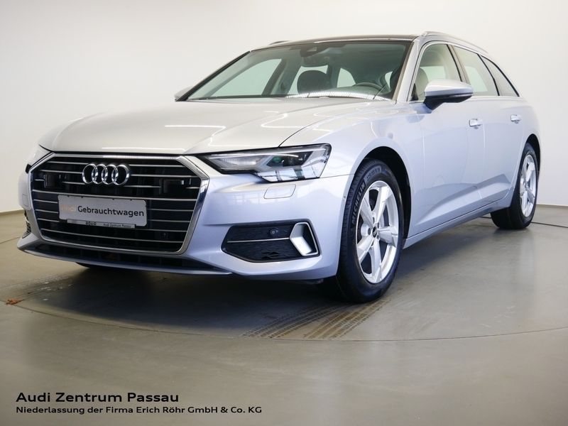 Silber Gebraucht 2022 Audi A6 Sport Kombi | 36.340 € (Fairer Preis) - Bild 1/4