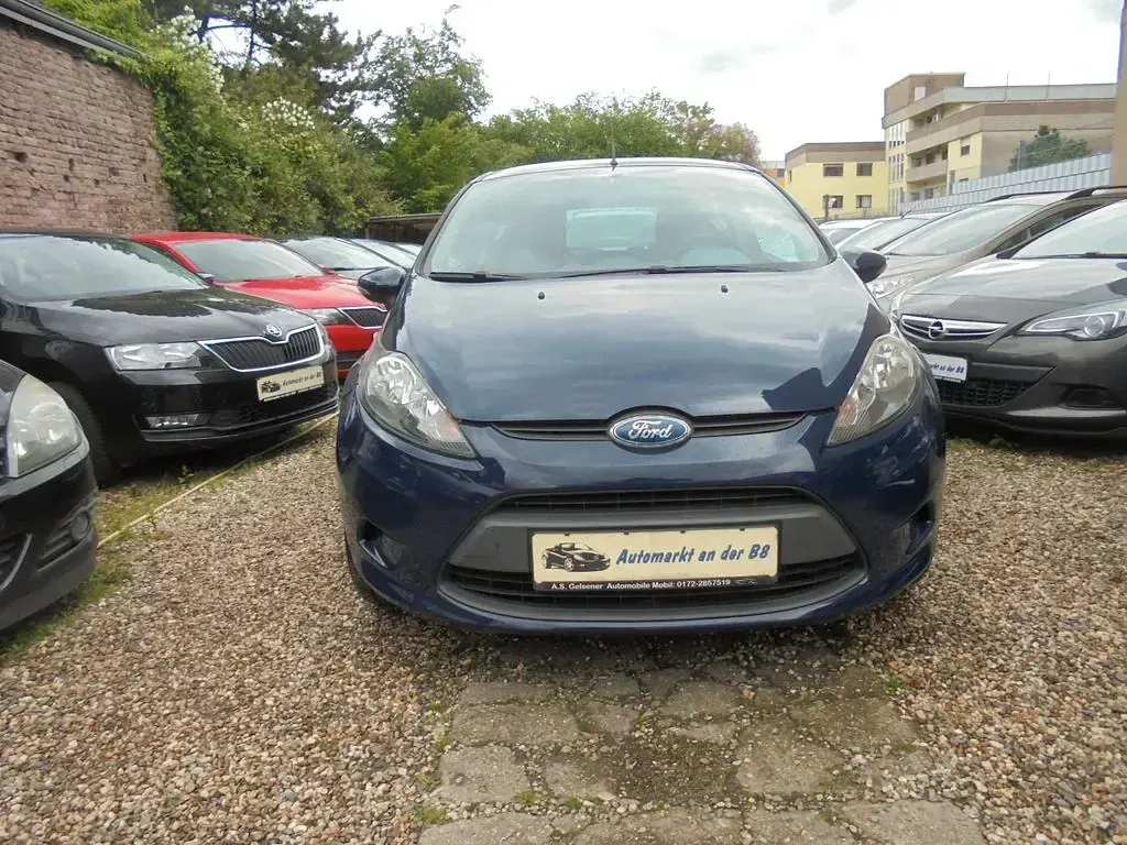 Gebraucht Ford Fiesta Trend 60 PS (44 kW) 2009 Blazerblau Kleinwagen