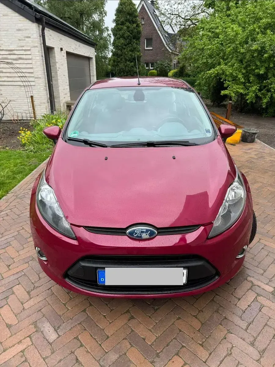 Second-hand Ford Fiesta Titanium 82 CP (60 kW) 2009 Roșu Berlinǎ