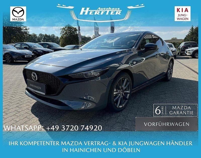 Grau Gebraucht 2023 Mazda 3 Exclusive-Line Kleinwagen | 25.990 € (Fairer Preis) - Bild 1/4