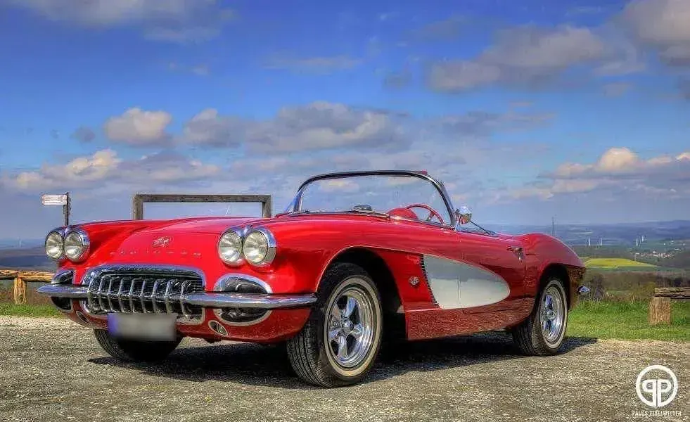 Gebraucht Chevrolet Corvette C1 340 PS (250 kW) 1962 Rot Cabrio