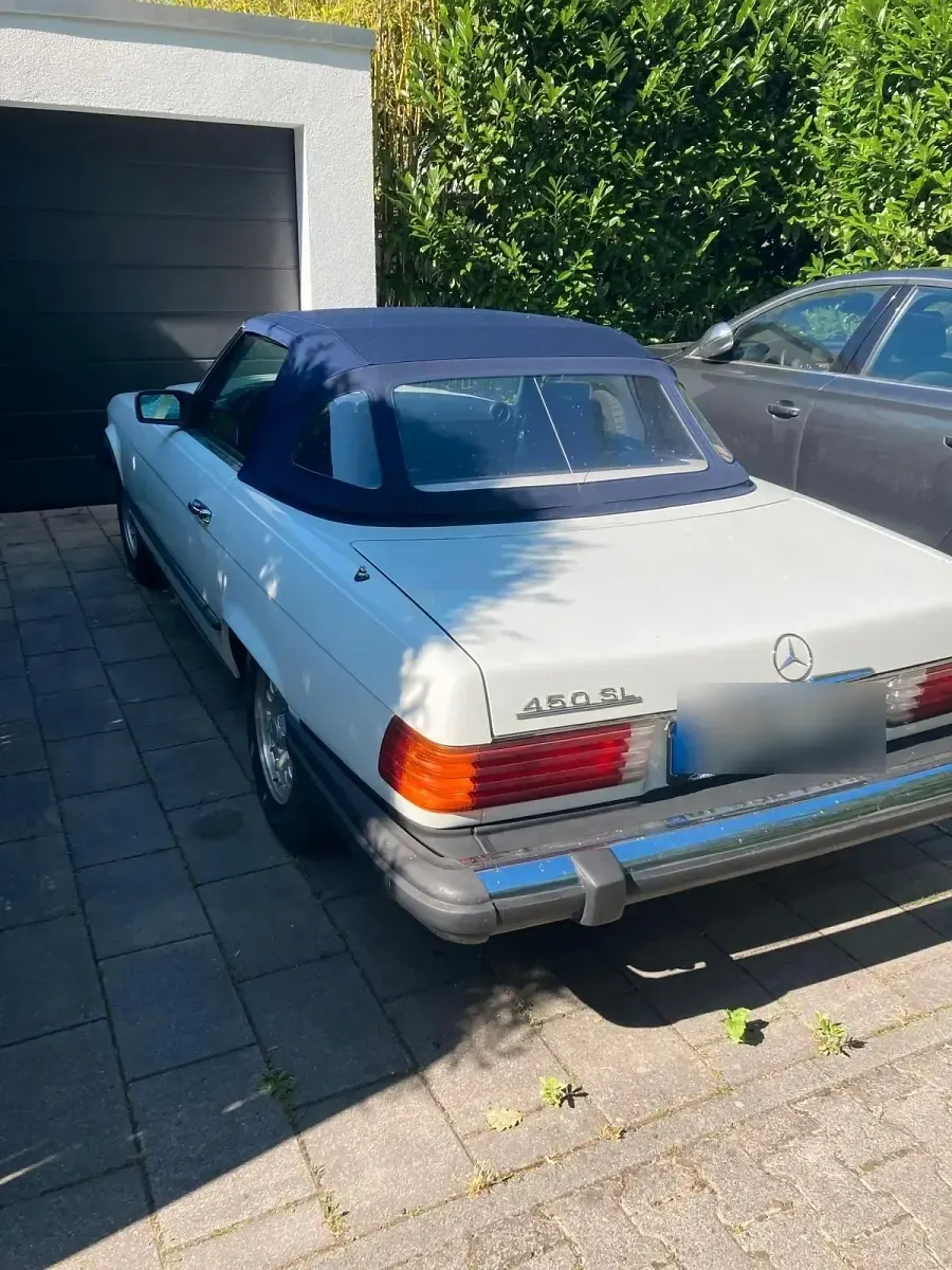 Gebraucht Mercedes SL450 218 PS (160 kW) 1980 Weiß Cabrio