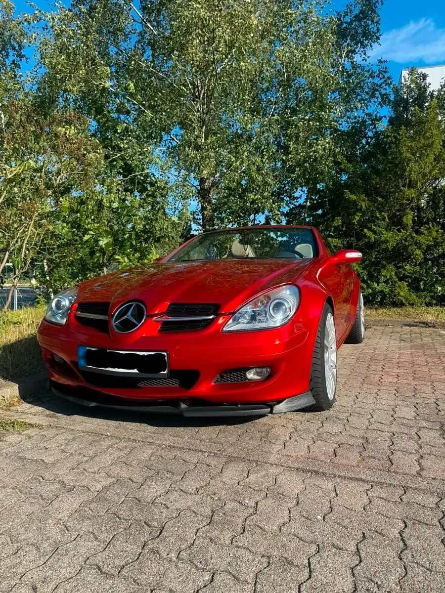Gebraucht Mercedes SLK200 163 PS (119 kW) 2005 Rot Cabrio