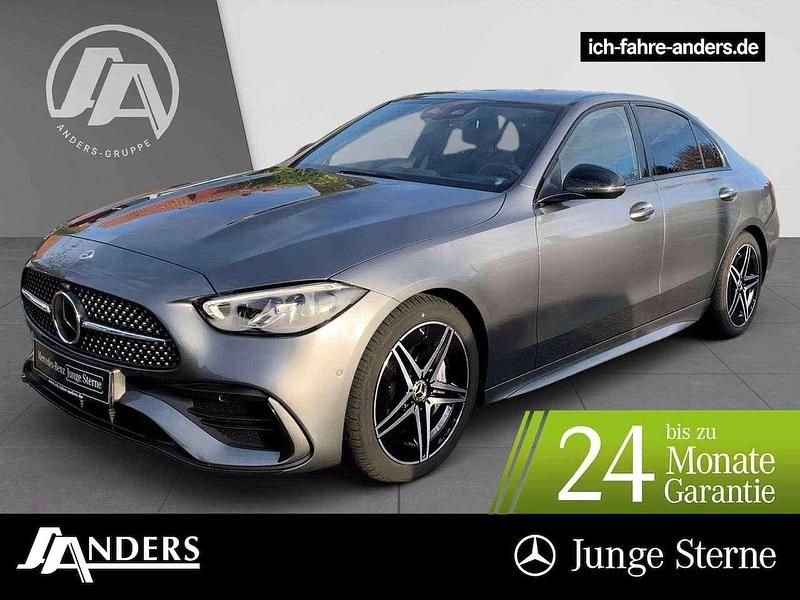 Selenitgrau Gebraucht 2024 Mercedes C200 AMG Limousine | 44.114 € (Teuer) - Bild 1/3