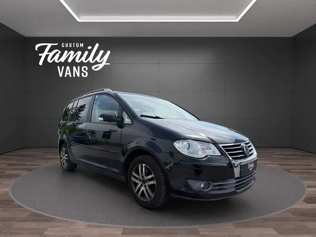 Gebraucht VW Touran Trendline 140 PS (102 kW) 2007 Schwarz Van / Kleinbus