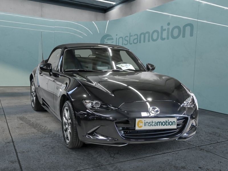 Schwarz Gebraucht 2023 Mazda MX5 Exclusive-Line Cabrio | 30.290 € (Etwas zu teuer) - Bild 1/4