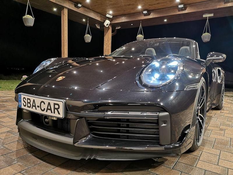 Schwarz Gebraucht 2022 Porsche 911 Turbo S Cabriolet Cabrio | 305.000 € - Bild 1/4