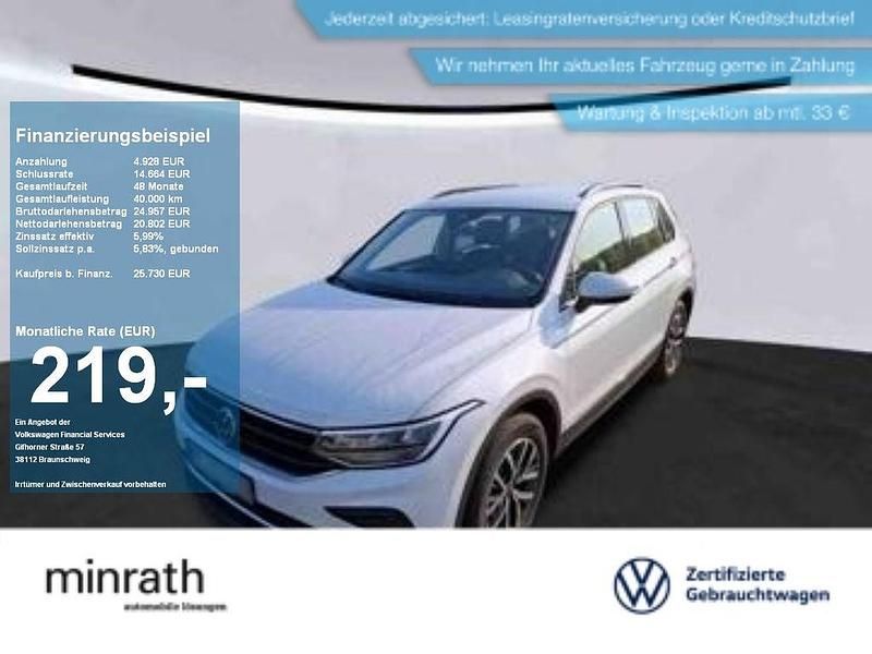 Weiß Gebraucht 2022 VW Tiguan Life SUV | 25.430 € (Guter Preis) - Bild 1/4