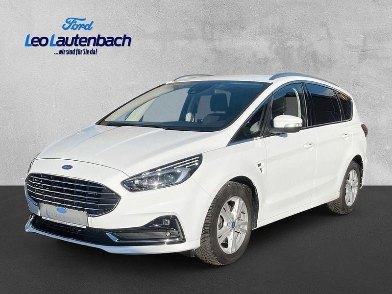 Frozen white Gebraucht 2023 Ford S-MAX Titanium Limousine | 30.900 € (Fairer Preis) - Bild 1/4