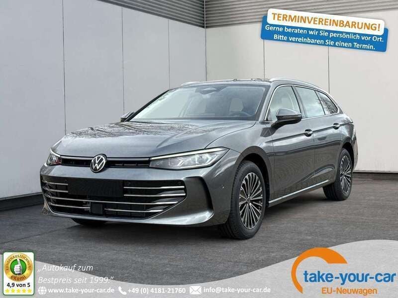 Diabasgrau metallic Neu 2025 VW Passat Elegance Kombi | 37.880 € (Superpreis) - Bild 1/4
