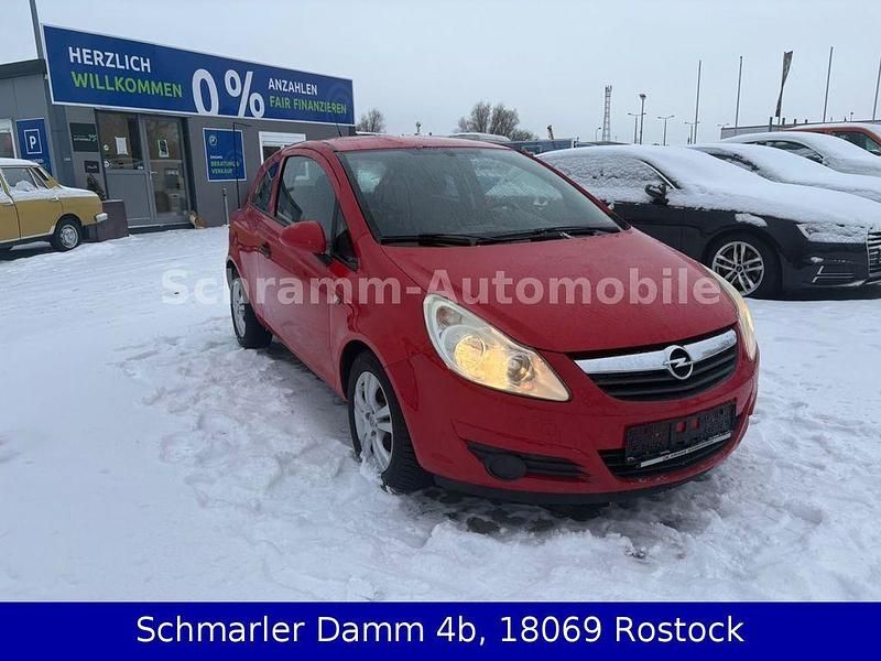 Rot Gebraucht 2010 Opel Corsa Selection Kleinwagen | 3.900 € (Fairer Preis) - Bild 1/4
