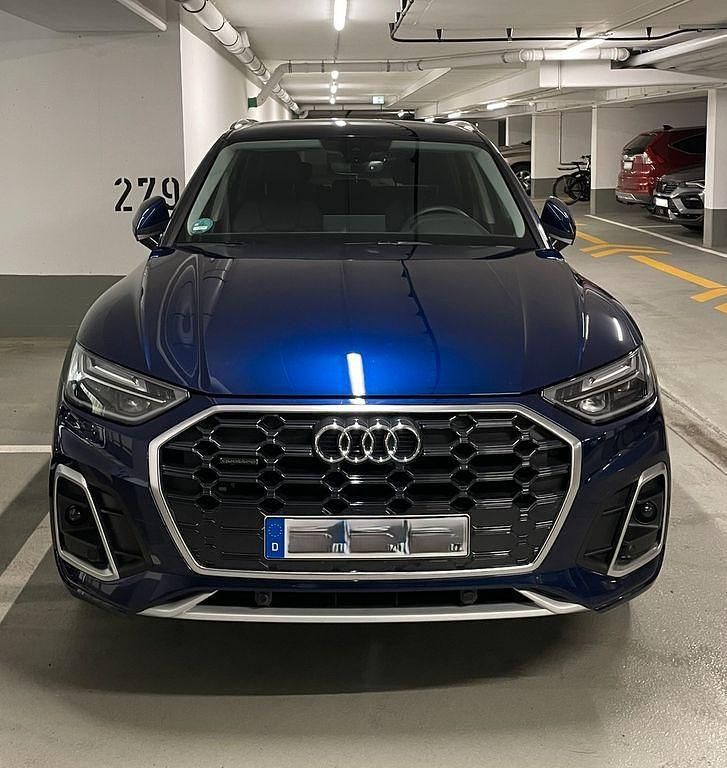 Blau Gebraucht 2021 Audi Q5 S-Line SUV | 38.500 € (Etwas zu teuer) - Bild 1/4