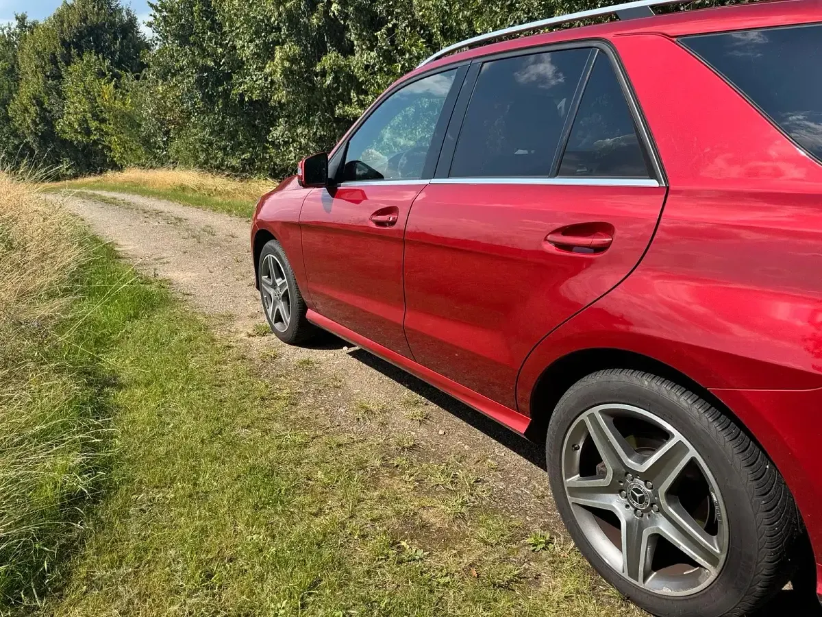 Gebraucht Mercedes GLE250 AMG line 204 PS (150 kW) 2017 Rot SUV