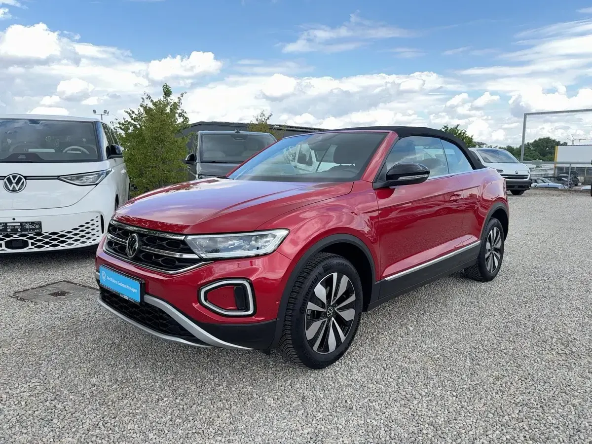 Gebraucht VW T-Roc Cabriolet Goal 116 PS (85 kW) 2025 Kings red metallic Cabrio