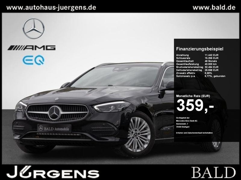 Unilack schwarz Gebraucht 2024 Mercedes C200 Avantgarde Kombi | 41.290 € (Etwas zu teuer) - Bild 1/4