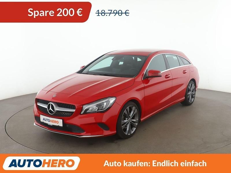 Rot Gebraucht 2019 Mercedes CLA180 Shooting Brake Urban Kombi | 18.590 € (Guter Preis) - Bild 1/3