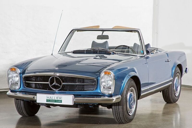 Blau Gebraucht 1969 Mercedes SL280 Classic Cabrio | 125.000 € - Bild 1/4
