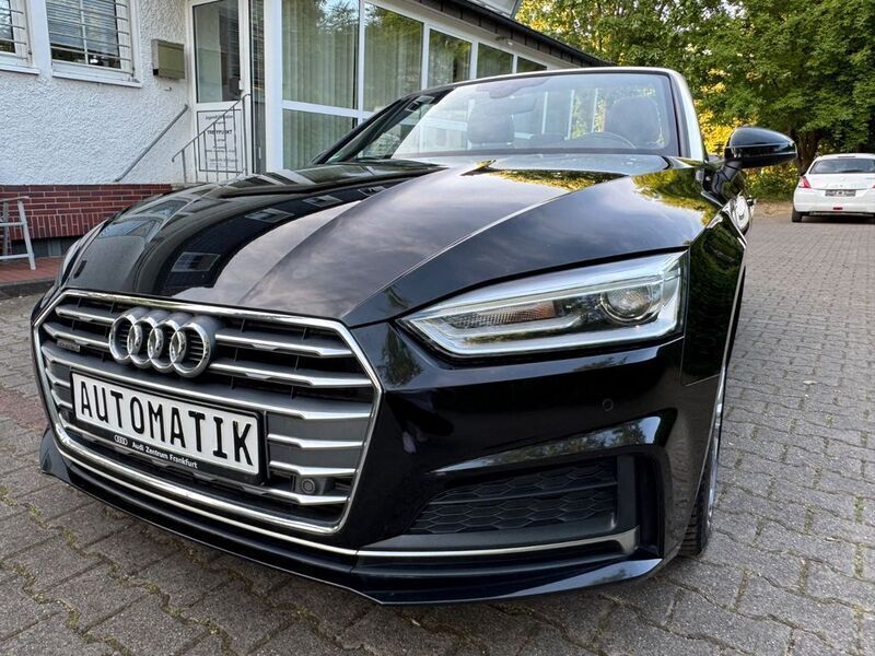 Mythosschwarz metallic Gebraucht 2017 Audi A5 Cabriolet S-Line Cabrio | 27.999 € (Guter Preis) - Bild 1/4